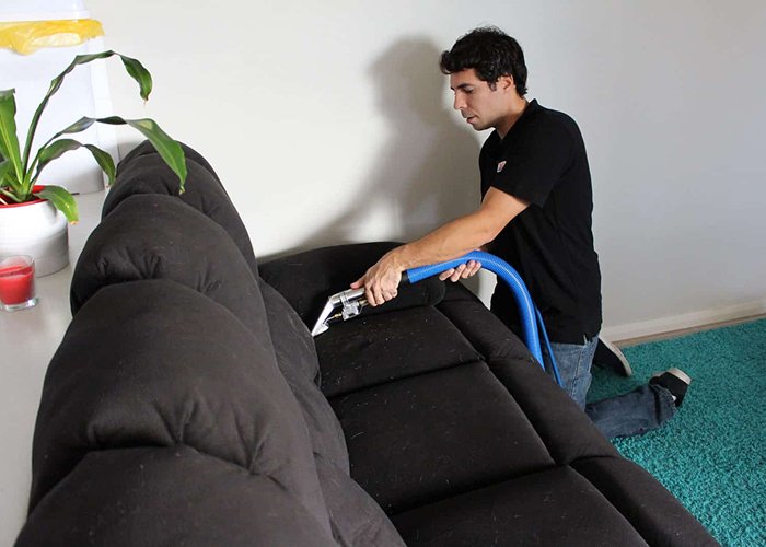 Upholstery Cleaning Process